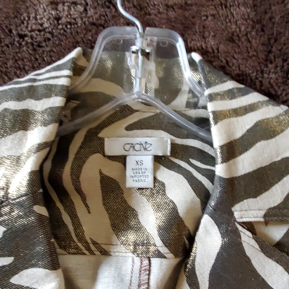 Cache Metallic Safari Jacket - image 4